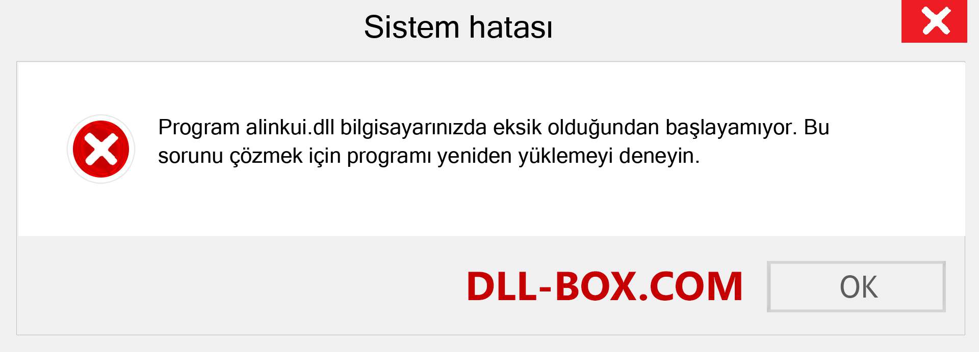 alinkui.dll dosyası eksik mi? Windows 7, 8, 10 için İndirin - Windows'ta alinkui dll Eksik Hatasını Düzeltin, fotoğraflar, resimler